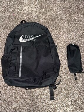 brown leather look backpack The Classic Backpack